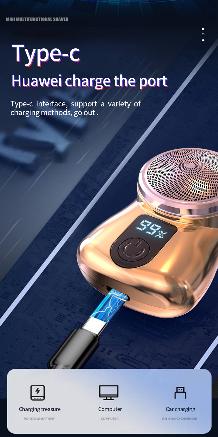 Mini Electric Shaver Model 2202 - Digital